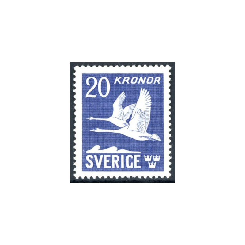 Sverige. 1942. Svaner 20 kr. AFA nr 296 **   postfrisk stemplet FDC st,