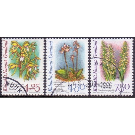 1996. 4,25-7,50 kr. Arktiske Orikdeer II. AFA nr. 286-8 postfrisk stemplet