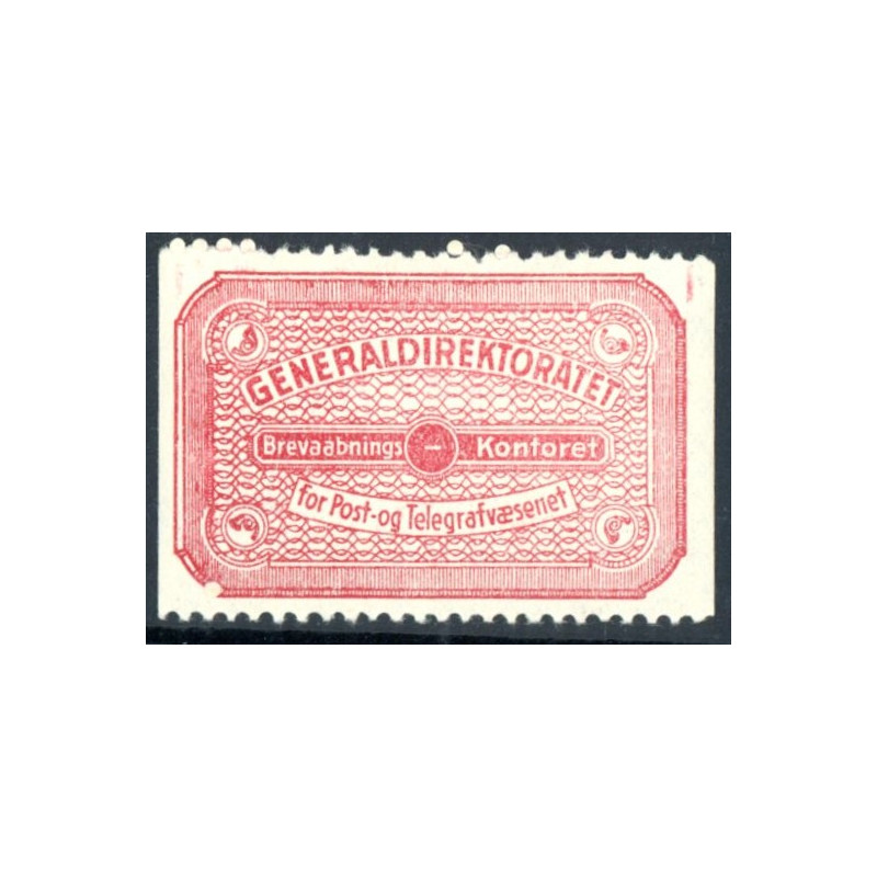 GENERALDIREKTORATET FOR POSTVÆSENET. Kontoret for Behandling af ubesørgede ** parstykke