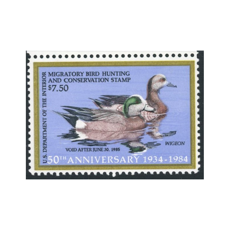 USA. Duck stamps 1984. 7,5$ Scott: RW51 **