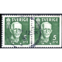 Sverige. 1938, Kong Gustav V. 80 År. AFA nr. 255B & 255Ch **   postfrisk stemplet FDC st,
