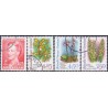 1996. 4,25-7,50 kr. Kurserende mærker optisk hvidt papir. AFA nr. 285a-88a postfrisk stemplet