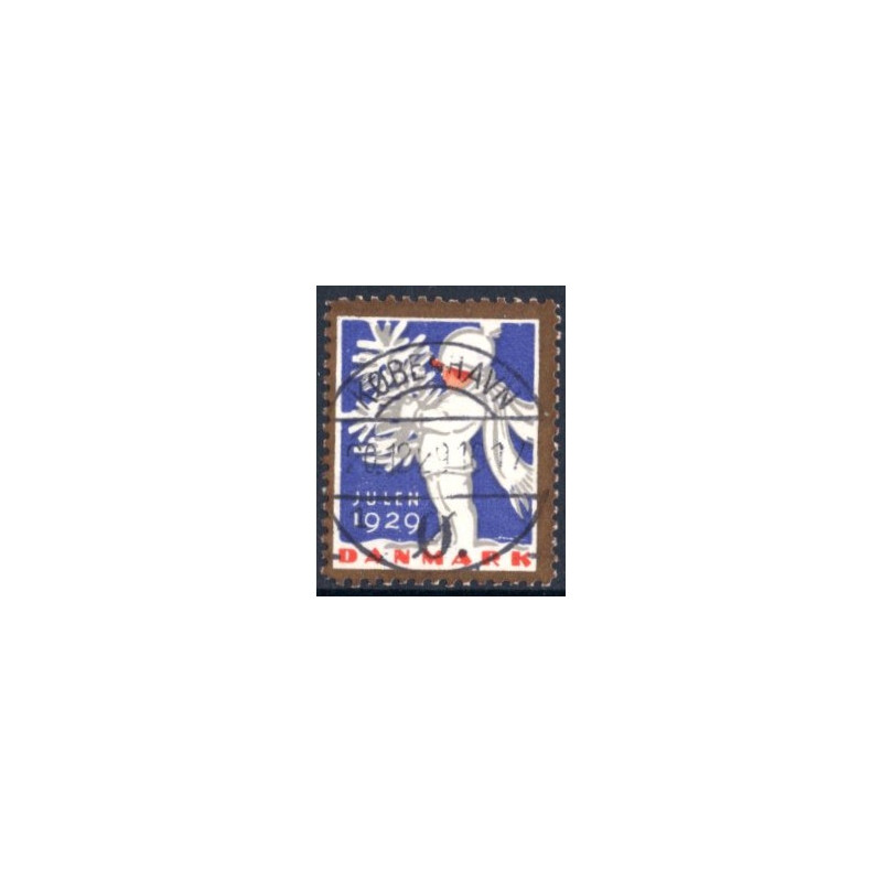 1929. Julemærke luksus-stemplet