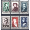 Frankrig. 1951. Berømte Franskmænd, AFA nr. 917-22 ** AFA 380