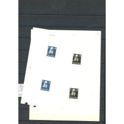 Belgien 1947. 10-20 Fr. Lillabrun flot postfrisk