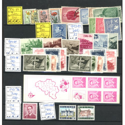 Belgien 1947. 10-20 Fr. Lillabrun flot postfrisk