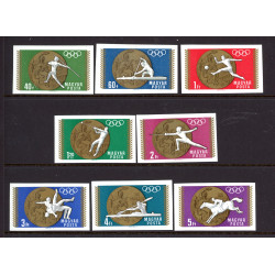 Ungarn. 1969. Medaljetagere, AFA nr. 2427-34U **         (o)