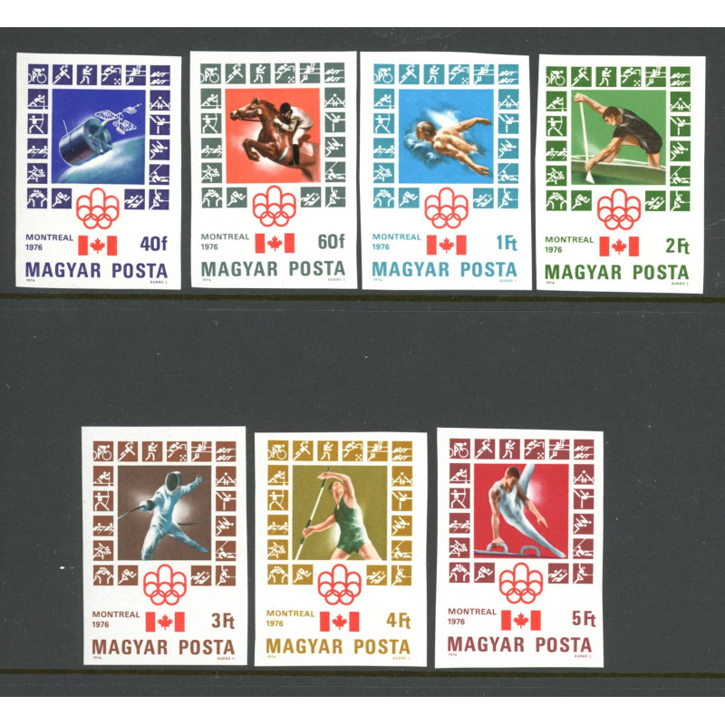 Ungarn. 1970. Olympisk jubilæum, AFA nr. 2566-73U **         (o)