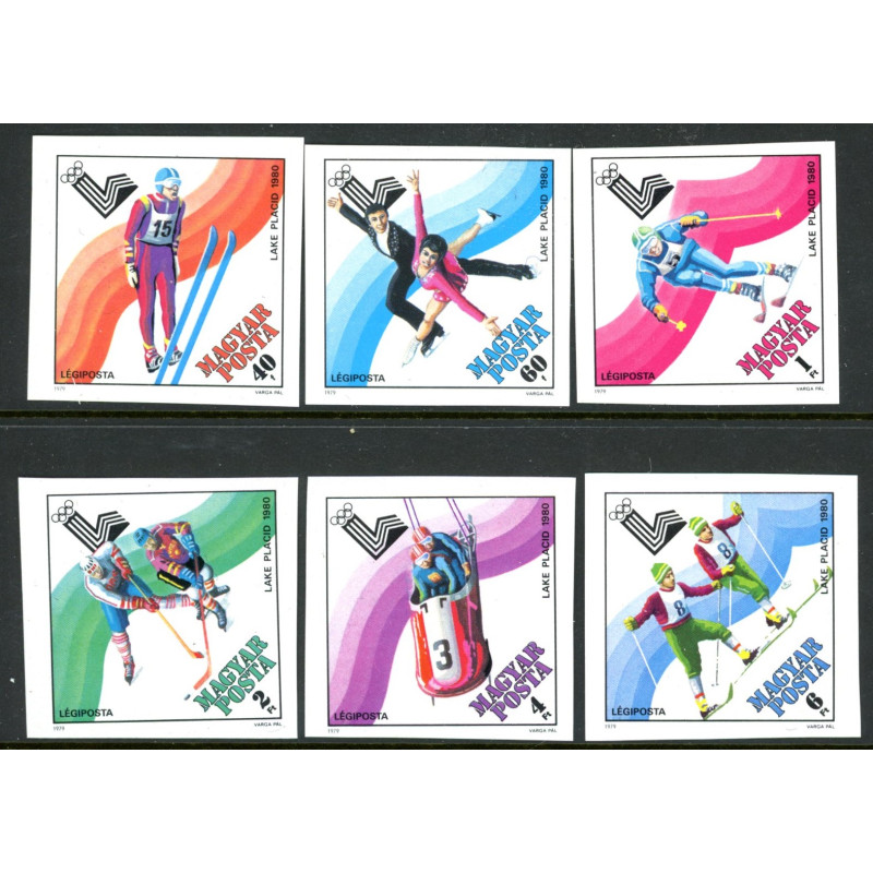 Ungarn. 1979. Vinter Olympiade, AFA nr. 3297-3302U **        (o)