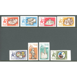 Ungarn. 1958. Verdensudstillingen, AFA nr. 1494-1501U **        (o)