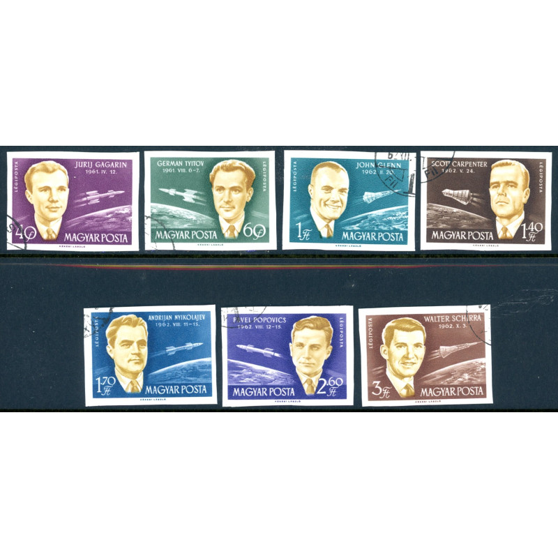 Ungarn. 1962 Rumfart. UTAKKET. AFA nr. 1837-41U **