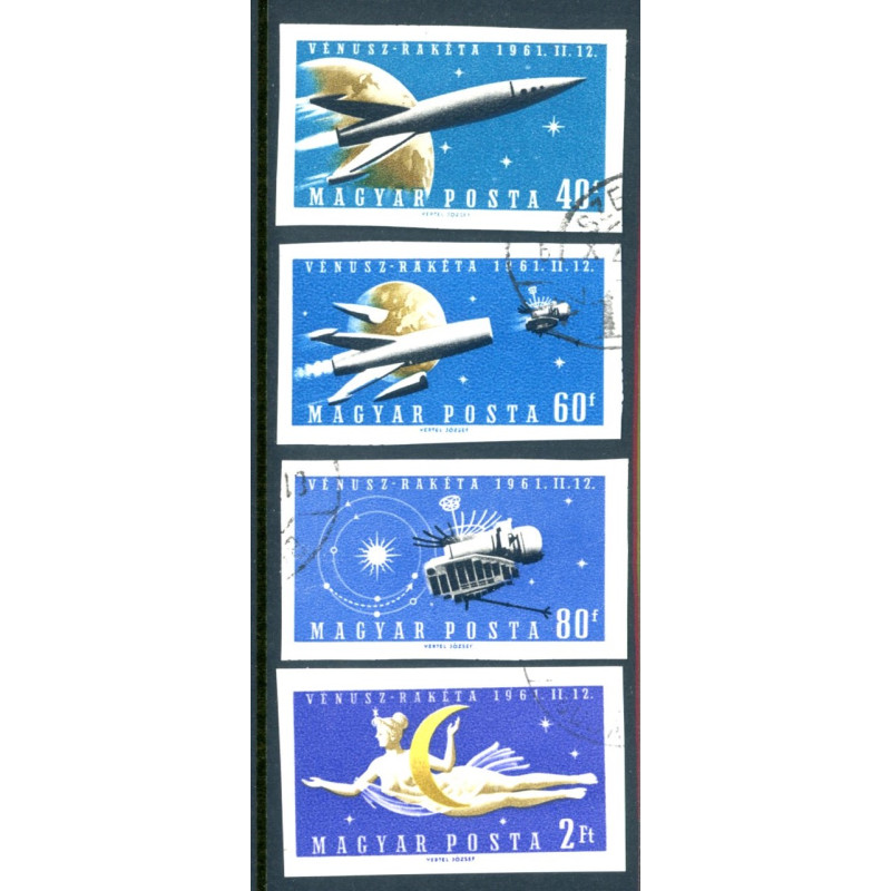 Ungarn. 1961. Venus-sonden. UTAKKET. AFA nr. 1722-25U (o)      **