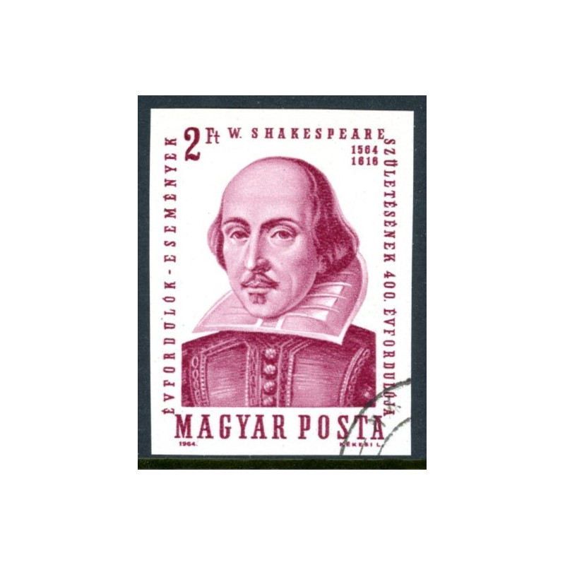 Ungarn. 1964. W. Shakespeares. UTAKKET, AFA nr. 1984U (o)        **