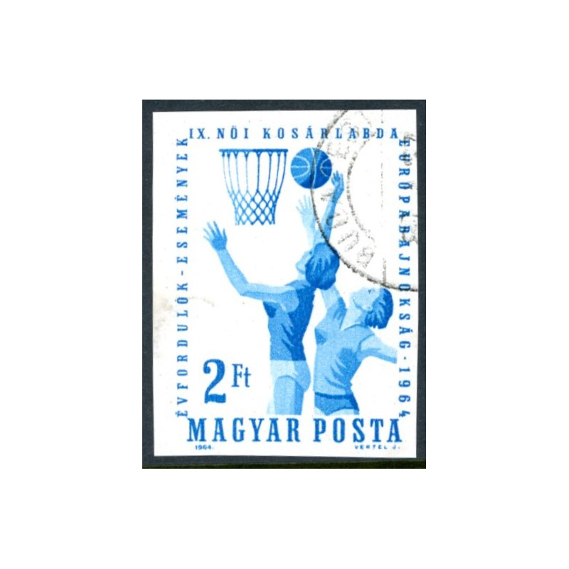 Ungarn. 1964. EM i Basket. UTAKKET, AFA nr. 2021U (o)      **
