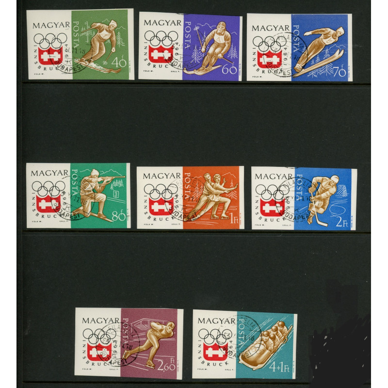 Ungarn/Hungary. 1963. VinterOlympiade, AFA nr. 1936-43U **         (o)