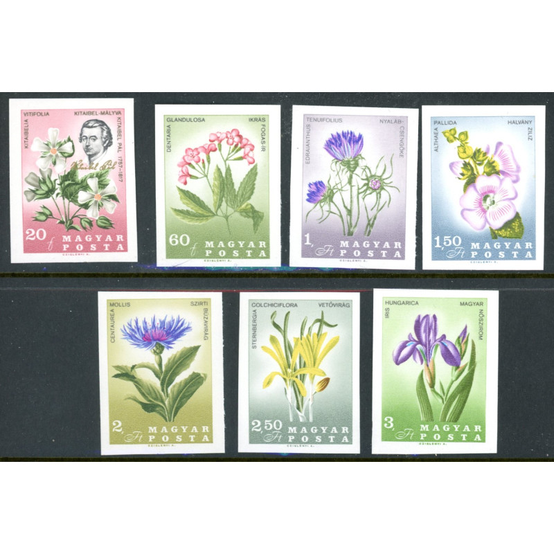 Ungarn. 1967. Botanik/Blomster, AFA nr. 2255-61U **            (o)