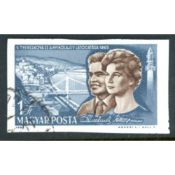 Ungarn. 1965. Kosmonauter. Utakket AFA nr. 2077U **
