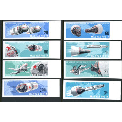 Ungarn. 1966. Rumflyvninger. Utakket. AFA nr. 2247-54U ** (o)