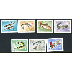 Ungarn. 1967. Fisk. UTAKKET, AFA nr. 2286-92U **            (o)