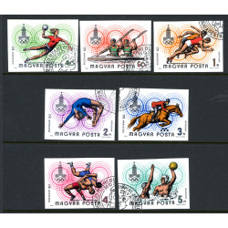 Ungarn. 1980. Olympiske lege, AFA nr. 3336-42U **         (o)
