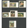 Ungarn. 1969. Franske malerier. UTAKKET, AFA nr. 2457-63U **       (o)