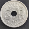 25 Øre. Chr. X. 1939 i en middelgod kvalitet for type og årstal.