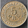 5 Øre. Fred. VIII. 1912 i en middelgod kvalitet for type og årstal.