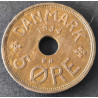 5 Øre. Chr. X. 1934 i en flot kvalitet for type og årstal.