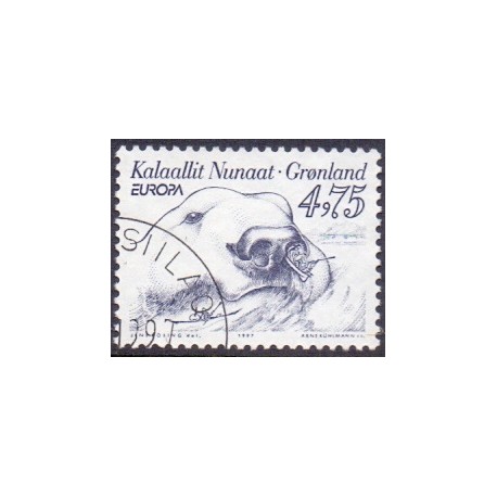 1997. 4,75 Kr. Europamærke / CEPT. AFA nr. 313 postfrisk stemplet