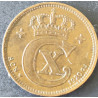2 Øre. Chr. X. 1920 i en middelgod kvalitet for type og årstal.