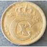2 Øre. Chr. X. 1916 i en middelgod kvalitet for type og årstal.