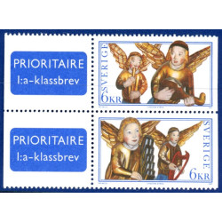 Sverige 1997. Engle. AFA nr. 1958-9 postfrisk stemplet  hæfte FDC