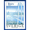 Sverige 1997. Høje Kystbroen. AFA nr. 1938 postfrisk stemplet  hæfte FDC