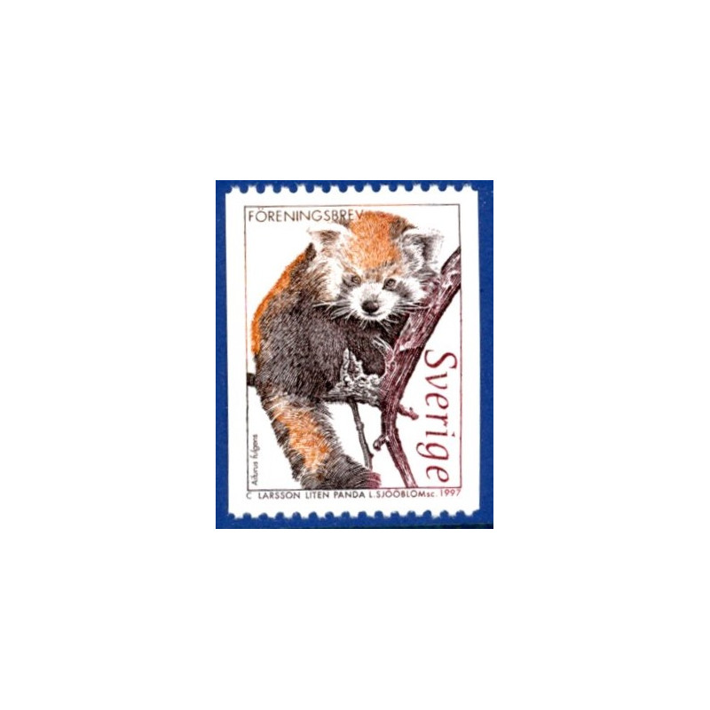 Sverige 1997. Truede dyrearter. AFA 1937 postfrisk stemplet  hæfte FDC