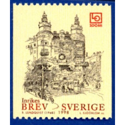 Sverige 1998. Vestfalske fred og LO 100 år. AFA nr. 1972-73 postfrisk stemplet  hæfte FDC parstykkke