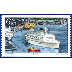 Sverige 1998. Norden og Kong Carl. AFA nr. 1990-91 postfrisk stemplet  hæfte FDC parstykkke