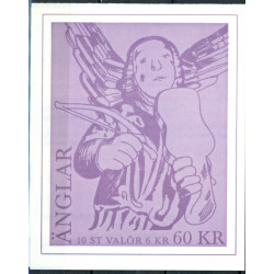 Sverige 1997. Engle. AFA nr. 1958-9 postfrisk stemplet  hæfte FDC