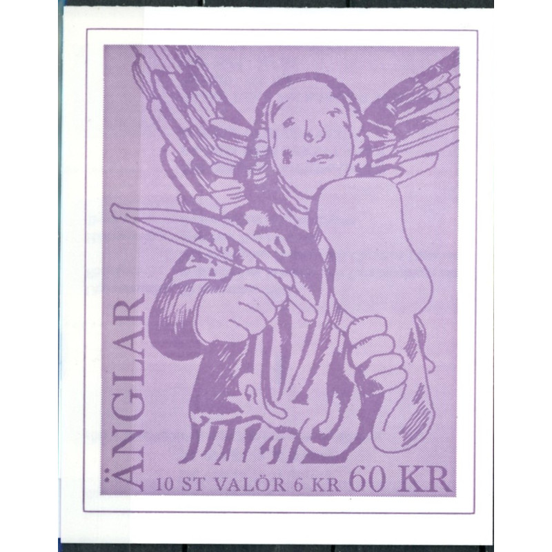 Sverige 1997. Engle. AFA nr. 1958-9 postfrisk stemplet  hæfte FDC