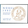 Sverige 1997. Nobel-prisen 1997. AFA nr. 1953-54 postfrisk stemplet  hæfte FDC