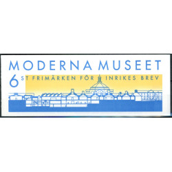 Sverige 1998. Moderna museet. AFA nr. 1964-66 postfrisk stemplet  hæfte FDC parstykkke
