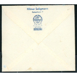 Expressbrev "Från Danmark" og stemplet Malmö 4.6.37