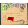 Expressbrev Fra Esbjerg til københavn 7.3.48 stemplet "Kassebrev Esbjerg"
