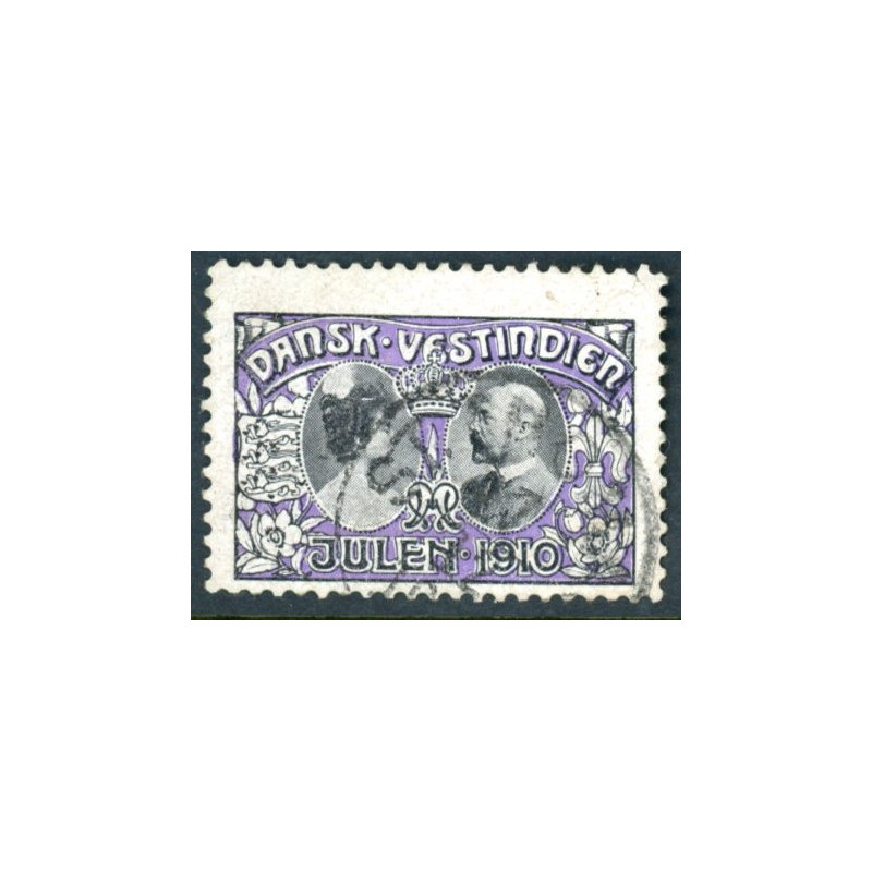 DWI. Julemærke 1910 **, st. brev/cover