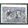 DWI. Julemærke 1910 **, st. brev/cover