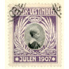 DWI. Julemærke 1907 **, st. brev/cover