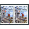 Island. 1963. FAO Parstykke. AFA nr. 372 (o) med variant (Facit408v)