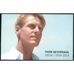Norge. 2014. Thor Heyerdahl. Alm papir. AFA nr 1844A-47A **   stemplet postfrisk FDC
