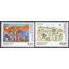 1998. 4,75-10,00 Kr. Europamærker / CEPT. AFA nr. 327-8 postfrisk stemplet