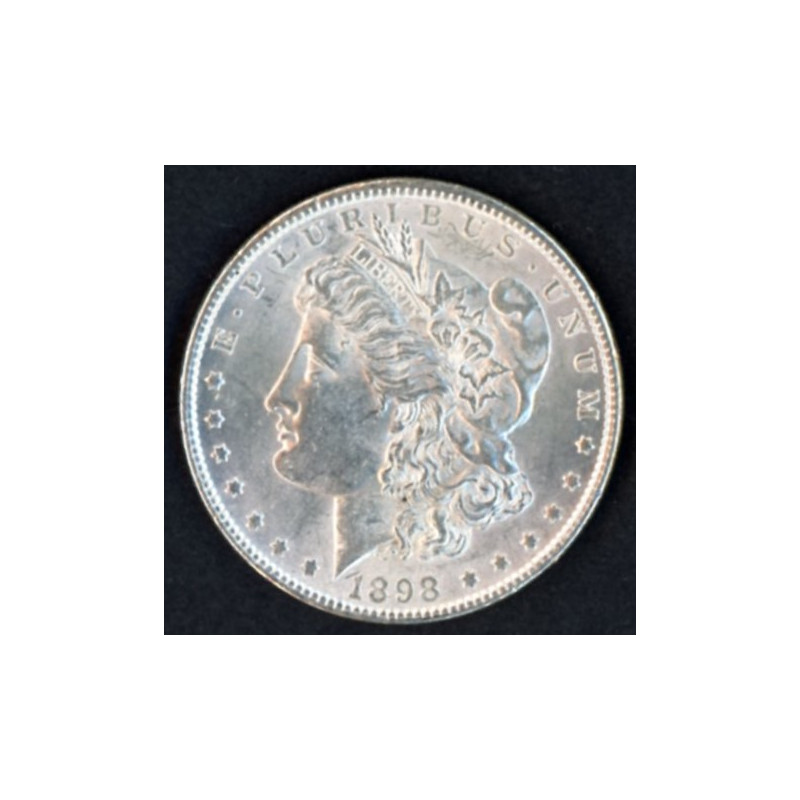 USA. 1898 Morgan Silver dollar (no mintmark)