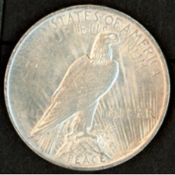 USA. 1923. Peace, Silver dollar (no mintmark)